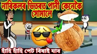 নাৰিকলৰ ভিতৰত পানী কেনেকৈ সোমালে ll 🤣🔥💥🤣🔥💥 হাঁহি হাঁহি পেট বিষাই যাব। 🤣🔥🤣🔥ll ANIPOL CREATION ll