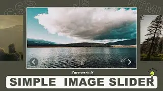 How To Make a Image Slider With HTML & CSS | HTML CSS animation effect