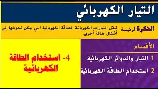 4- استخدام الطاقة الكهربائية