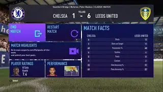 FIFA 21 | Chelsea 1 vs Leeds United 6 At The Stamford Bridge | Referee: Peter Bankes