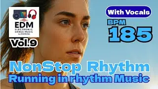 🎶 [185 BPM 185] Running Music Playlist EDM DTM Jogging & Workout cadence 러닝 음악 ランニング 曲 songs