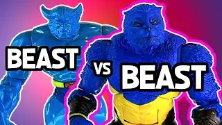 TOY BIZ BEAST meets HASBRO'S MINI COMIC BEAST- REVIEW