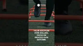 Discipline over $. Process over outcome.