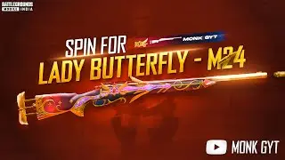 Lady Butterfly - M24 Crate Opening | No Luck for materials 😐 | YOUTUBE MONK