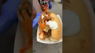 Soft Shelled Crab Po&rsquo; Boy at New Orleans Jazz Festival | Best food at Jazz Fest New Orleans