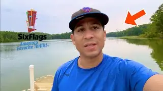 Catching Fish In Six Flags' Backyard!