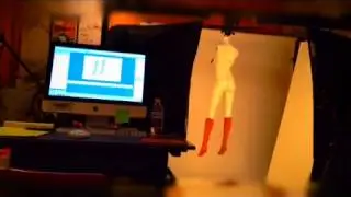 Hanging Mannequin on Cube