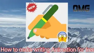How to make writing Animation for free