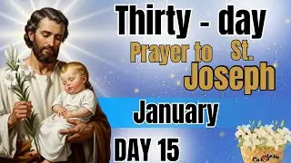 🙏🔔 DAY 15| Thirty-Day Devotion to Saint Joseph | Pray for Impossible Needs With St. Joseph 💫