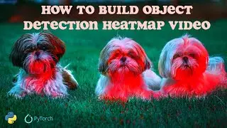 Object Detection Heatmap using YoloV8 | Dogs detection