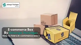Small E-Commerce Box by Jahangir Packages | How to Fold a Shipping Box?
