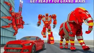 Spider Tank Robot Game With Elephant And Car Robot Transformation Game 2021 Game Android GamePlay