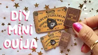 ⭐DIY Miniature Ouija⭐ Dollhouse Printable #miniaturediy #dollhouseminiatures  #halloweendecor