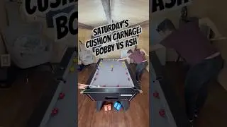 Saturday&rsquo;s Cushion Carnage: Bobby vs Ash #8ballpool #bobbypool #ultimatepool #englishpool #poolshark
