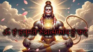 LIVE - ॐ हं हनुमते रुद्रात्मकाय हुं फट्  | Om Han Hanumate Rudratmakaya Hum Phat | Hanuman Mantra