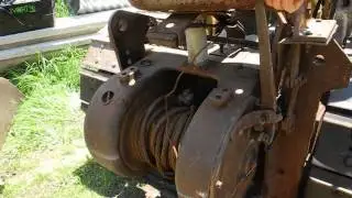 Gearmatic Winch fitted to Oliver OC-3 crawler