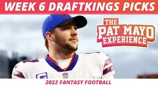 2022 NFL Week 6 DraftKings Picks, Lineup Strategy, Ownership | 2022 DFS Picks