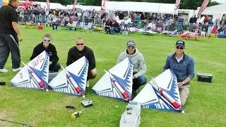 RC PLANE CRASH - WESTON UK VELOCITY 50 (MANIC TEA TRAYS) DISPLAY AT WESTON PARK - 2015