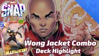 112 power Yellow Jacket INSANE Wong Combo - Marvel SNAP Gameplay & Deck Highlight
