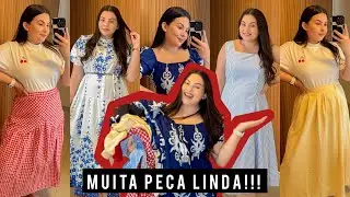 Moda evang&eacute;lica/Modesta baratinha na SHOPEE  - VESTIDO DE R$ 44,00 😱 Provando as pe&ccedil;as LOVITO
