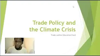 Trade Policy and the Climate Crisis