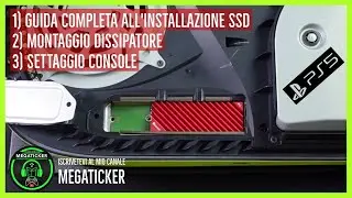 SONY PS5 Come Installare SSD + Dettaglio Installazione Dissipatore di Calore + Configurazione Play