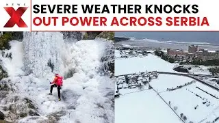 Serbia Snowstorm: Heavy Snow Sparks Flooding, Power Cuts Across Serbia Amid Severe Weather | NewsX