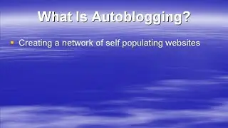 Get Daily Income On Auto Blogging Revealed 100% full Free Course
