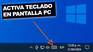 Como ACTIVAR TECLADO EN PANTALLA en Windows 10 si falla tu teclado f&iacute;sico