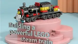 Сборка мощного паровоза LEGO | Пошаговое руководство #lego