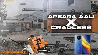 Apsara Aali X Cradles 🥀 PUBG MOBILE | FRAGMOVIE । DibboGamerZ । Poco X3 Pro
