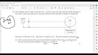 Newton's Law of gravitation Question 2 A2 Physics Unit 5 Lecture 6 part d