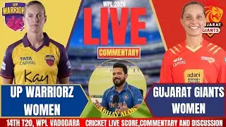 Gujarat Giants Women vs UP Warriorz Women | WPL LIVE | Live Cricket Score & Commentary | GGW VS UPW