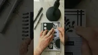 🖤 black theme journal🖤 journal with diy supplies #journal #black #bts#journal spread