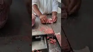 Meat Cutting Skill With Machine 🔥 👌🏻 😋  #shorts #viral #viralvideo