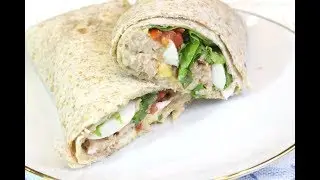 Wrap de at&uacute;n y huevo | Receta ligera