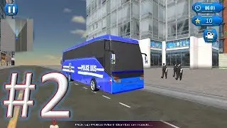 Police Bus Simulator gameplay walkthrough 2 android & ios