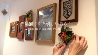 【ツンデレ猫さんと優しい暮らし】雅叙園パンドラ/母へ送るお惣菜/小さな模様替え