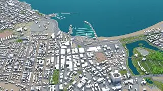 Monterey city California 3d model 20km