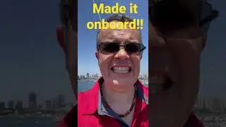 Easy embarkation today!!