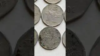 2 rupees coin national  2002 year national integration.