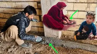 Saturn and the cold winter struggle; protecting gas pipes with cement and mortar