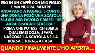 Al Bar Una Donna Ha Lasciato Una Scatola Blu Sul Mio Tavolo: “Ti Servirà Stanotte”