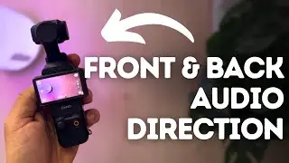 Как настроить направление звука вперед и назад на DJI Osmo Pocket 3?