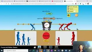Newton's Law PHET video guide