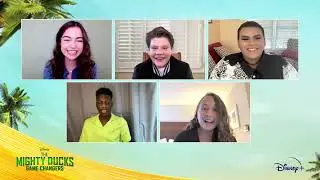 EXCLUSIVE: Maxwell Simkins, Luke Islam, DJ Watts, & Taegan Burns Talk Mighty Ducks Season 2!