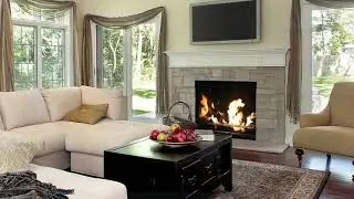 Superior Direct Vent Contemporary Gas Fireplace | DRC6300 Burn Video