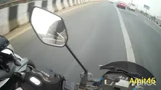 Yamaha FZ25 VS Pulsar NS200. Drag race & street race