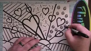 Draw a Father's Day Design (Romero Britto Style)