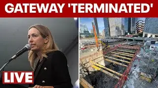 LIVE: Mikie Sherrill speaks after Pres. Trump says Hudson River tunnel project 'terminated'